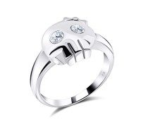 Cutie Skull Surgical Steel Rings SKR-16